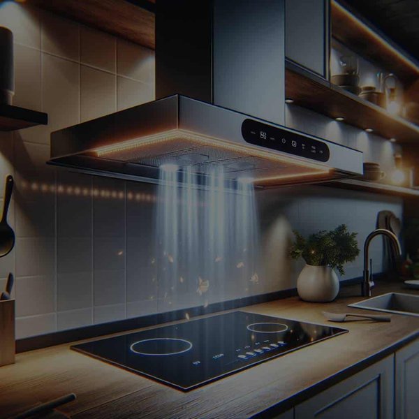 Quels sont les avantages d'une hotte aspirante avec éclairage LED intégré?